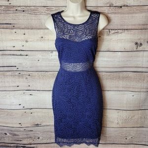 💸 express dress sexy lace bodycon mini dress with cutout
